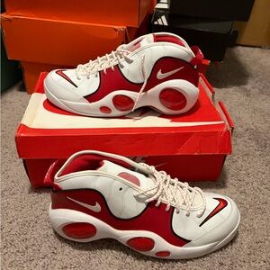 Nike men’s Red and White Sneakers
